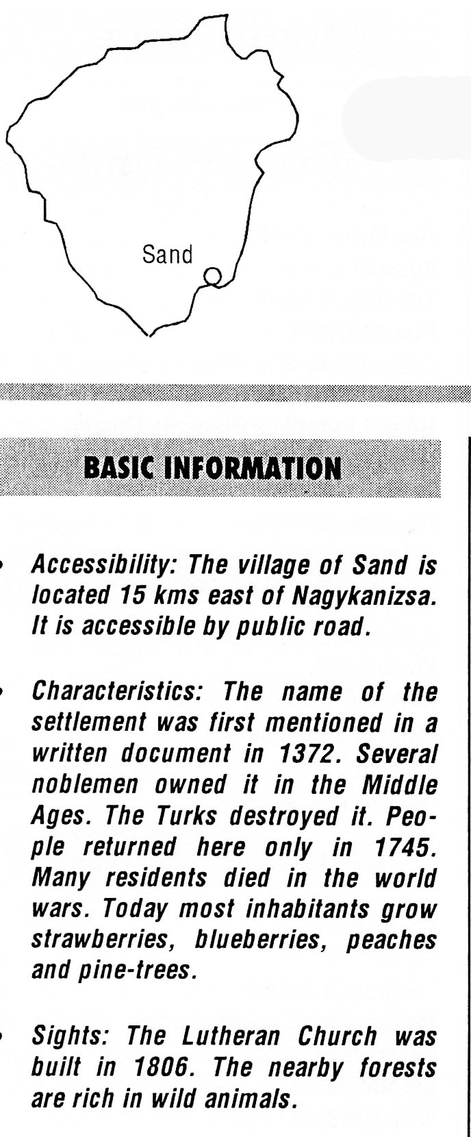 Sand
 

BASIC INFORMATION
